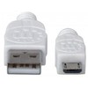 StarTech Manheteno didelės spartos USB įrenginio kabelis A kištukas / Micro-B kištukas, 1,0 m, Baltas, 323987