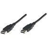 StarTech USB kabelis Manhattan USB-A - USB-A 1,8 m Juodas (306089)