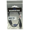 StarTech USB kabelis Manhattan USB- A - 0,5 m Juoda (374507)