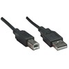 StarTech USB kabelis Manhattan USB- A - 0,5 m Juoda (374507)
