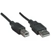 StarTech USB kabelis Manhattan USB- A - 0,5 m Juoda (374507)