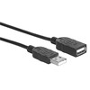 StarTech USB kabelis Manhattan USB-A - USB-A 1 m Juodas (308519)