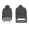 StarTech USB kabelis Manhattan USB-A - USB-A 1 m Juodas (308519)