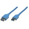 StarTech USB kabelis Manhattan USB-A - USB-A 2 m mėlyna (322379)