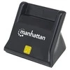 Skaitytuvas Manhattan MANHATTAN USB2.0-Smartcard/SIM-Kartenlesegerät mit Standfuß