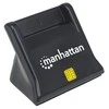 Skaitytuvas Manhattan MANHATTAN USB2.0-Smartcard/SIM-Kartenlesegerät mit Standfuß