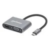 Adapteris AV Manhattan Manhattan Hub Adapteris USB-C 3.2 na 4K HDMI VGA USB-A USB-C PD 87W