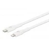 USB kabelis Manhattan USB-C - Lightning 1 m Baltas (394512)