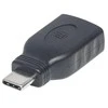 StarTech Manhattan Kabelis / Adapteris USB C USB A Juoda