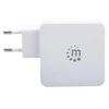 Manhattan kroviklis USB-C 5-20V iki 45W, USB-A 5V iki 2.4A baltas