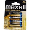 Baterijos Maxell AA LR6 Super 4 Vnt.