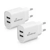 Įkroviklis MediaRange MediaRange Ladegerät 12W 2-Port 2x USB-A, baltas