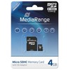 Kortelė MediaRange MR956 Micro SDHC 4 GB klasė 10 UHL- (MR956)