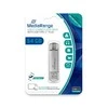 MediaRange Kombo-storagestick 64 GB, USB-Stick - sidabrinis/transparent, USB-A 3.2 Gen 1, USB-C 3.2 Gen 1
