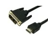 Kabelis MediaRange HDMI - DVI-D 2m juoda (MRCS118)
