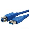 USB MediaRange USB-A – USB-B kabelis 5 m mėlynas (MRCS150)