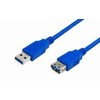USB kabelis MediaRange USB-A - USB-A 1,8 m mėlyna (MRCS151)