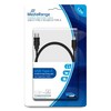USB kabelis MediaRange USB-A - USB-C 1.2 m Juodas (MRCS160)