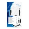Kabelis MediaRange Jack 3.5mm - Jack 3.5mm 1.5m juoda (MRCS189)