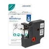 MediaRange MediaRange Schriftbandka. komp. Dymo 12mmx7m laminiert sw/ws