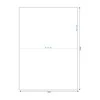MediaRange Baltos etiketės 210x148,5 mm 100 vnt (MRINK141)
