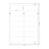 MediaRange Etykiety balta 99,1x38,1mm 700 vnt (MRINK146)