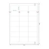 MediaRange Etykiety balta 63,5x38,1mm 1050 vnt (MRINK148)