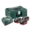 METABO AKUMULIATORIŲ RINKINYS 3 x 5,5Ah LIHD + ASC 30-36 V Įkroviklis + METALOC DĖKLAS