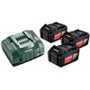 Akumuliatorius Metabo 18 V; 5,2 Ah; Li-ion; 3 vnt. + pakrovėjas Metabo ASC 30-36