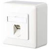 METZ CONNECT E-DAT C6 1 prievadas AP grynai baltas