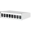 METZ CONNECT modulis AP korpusas 8 jungtys, grynai baltas, be komplektacijos