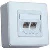METZ CONNECT E-DAT modulis 2 prievadas AP Cat.6A, grynai baltas