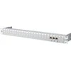 METZ CONNECT E-DAT modulis 24x8(8) 1U pataisų laukas Cat.6A, šviesiai pilkas