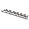 METZ CONNECT E-DAT modulis 24x8(8) 1U pataisų laukas Cat.6A, šviesiai pilkas
