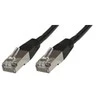 MicroConnect RJ- 45 RJ- 45 Cat.6 F / UTP Juodas 0.25m (B -FTP60025S)