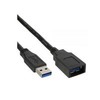 USB kabelis MicroConnect USB-A - USB-A 0,5 m Juodas (USB3.0AF05B)