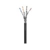 MicroConnect CAT 6 kabelis, S / FTP, 100m, Juodas (KAB028- 100)
