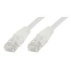 MicroConnect CAT 6 U/UTP kabelis 1 m PVC baltas (B-UTP601W)
