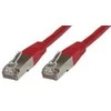 MicroConnect 1.5m Cat6 FTP - 1.5 m - RJ-45 - RJ-45 - Raudona