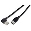 MicroConnect 1,8 m USB 2.0 A M-F – 1,8 m – USB A – USB A – 2.0 – vyriškas / moteriškas – juoda