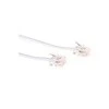 MicroConnect Telefonas RJ11, 6P / 4C, 1m (MPK181W)