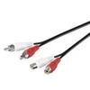 Kabelis MicroConnect RCA (Cinch) x2 - RCA (Cinch) x2 1,5m juoda (AUDCH2)