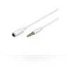 Kabelis MicroConnect lizdas 3,5 mm - 3,5 mm lizdas 1 m balta (IPOD003A)