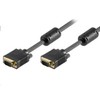MicroConnect 3m HD15 M/M - 3 m - VGA (D-Sub) - VGA (D-Sub) - Juodas - Male/Male