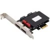 Šakotuvas Valdiklis MicroConnect PCIE 2.0 x1 – 2x ESATA + 2x SATA III (MC-SATA3-T4)