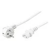 MicroConnect IEC320 maitinimo laidas, 5m, balta (PE010450W)