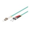 MicroConnect šviesolaidinis jungiamasis laidas LC/UPC - ST/UPC, 50/125 OM3, 7m (FIB412007)