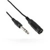 Kabelis MicroConnect Jack 6.3mm - Jack 6.3mm 5m juodas (AUDNU5)