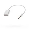 MicroConnect USB laidas MicroMobile USB-A - mini lizdas 3,5 mm Baltas (AUDUSBF)
