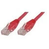 MicroConnect Cat6 UTP 0.5m - 0.5 m - RJ-45 - RJ-45 - Raudona